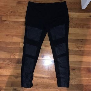 MOTO FAUX LEATHER LEGGINGD